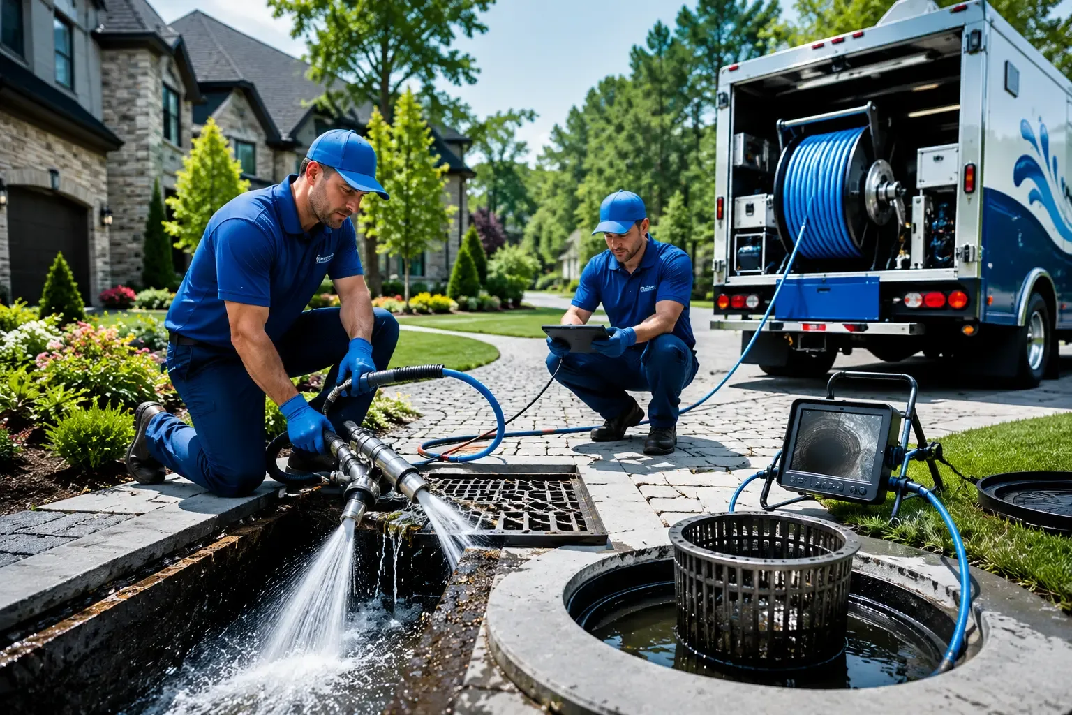 Local outdoor drain cleaning professionals in Conesville, IA